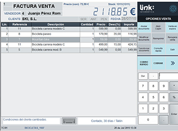 Software TPVLink a3ERP